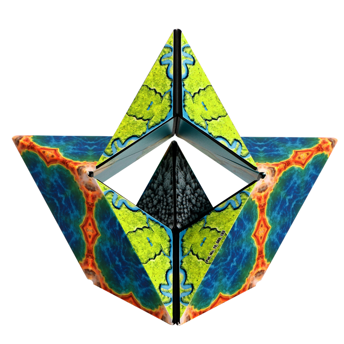 Crunchhouse ★FIELD EARTH KB 152 Explorer Series - Shashibo Magnetic Puzzle Cubes - Earth